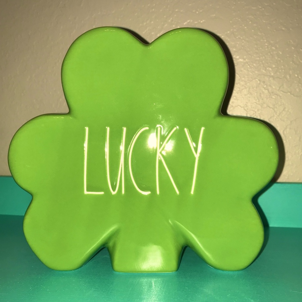 Rae Dunn LUCKY shamrock